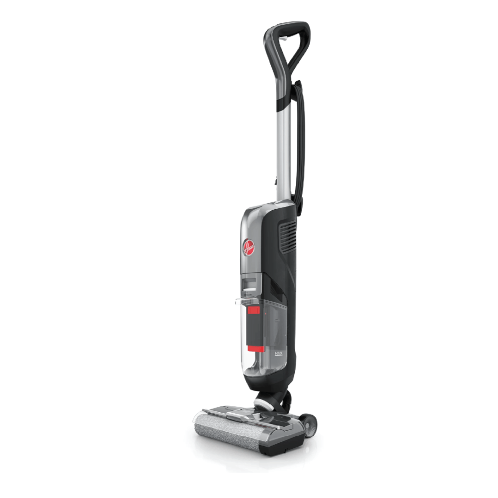 เครื่องดูดฝุ่น ถูพื้น ด้ามจับ HOOVER STREAMLINE ทำความสะอาดชิดขอบผนัง และระบบทำความสะอาดด้วยตัวเอง (สายไฟยาว 7.6 เมตร)  สีเทาดำ